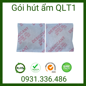 Gói Hút Ẩm 5g - Vải Không Dệt Màu Xanh, Đỏ Hình Vuông