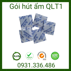 GÓI HÚT ẨM 1G SILICA GEL, CLAY - VỎ OPP (MÀNG NILONG)