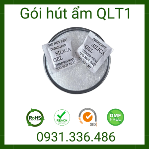Gói Hút Ẩm 1g - Giấy Phức Hợp Ba Lớp màu đen, đỏ