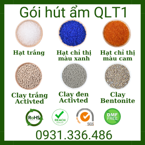 HẠT HÚT ẨM SILICA GEL - GÓI HÚT ẨM QLT1