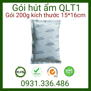 TÚI HÚT ẨM SILICA GEL 200G - Vỏ màng PE cường độ cao