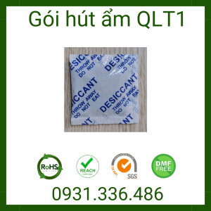 Gói Hút Ẩm 3g - Vỏ Nilong (OPP) màu xanh