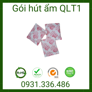 Gói Hút Ẩm 3g - Vỏ Cotton giấy màu đỏ