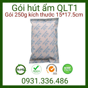 GÓI HÚT ẨM SILICA GEL 250G - Vải không dệt (vải lụa)