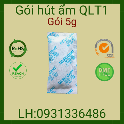 Gói Hút Ẩm 5g - Vải Không Dệt Màu Xanh, Đỏ