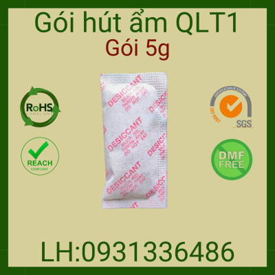 Gói Hút Ẩm 5g - Vải Không Dệt Màu Xanh, Đỏ