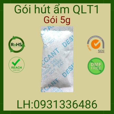 Gói Hút Ẩm 5g - Vải Không Dệt Màu Xanh, Đỏ