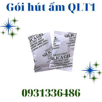 Gói Hút Ẩm 3g - Giấy Phức Hợp Ba Lớp Màu Đen, Đỏ