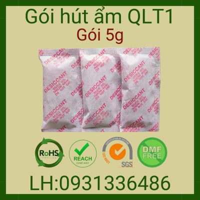 Gói Hút Ẩm 5g - Vải Không Dệt Màu Xanh, Đỏ