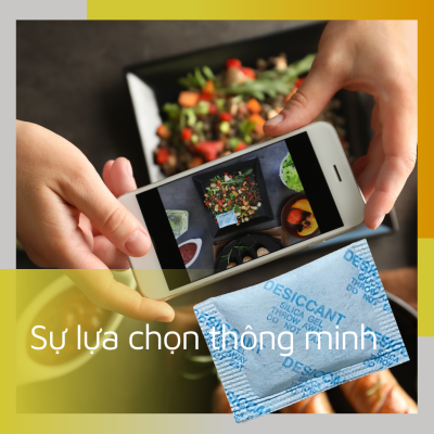 Gói Hút Ẩm Silica gel, Clay 5g - Vỏ OPP