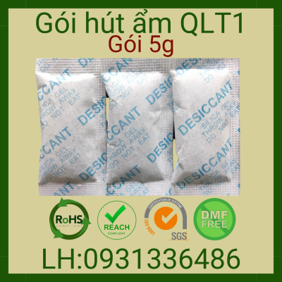 Gói Hút Ẩm 5g - Vải Không Dệt Màu Xanh, Đỏ