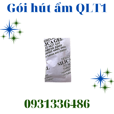 Gói Hút Ẩm 3g - Giấy Phức Hợp Ba Lớp Màu Đen, Đỏ