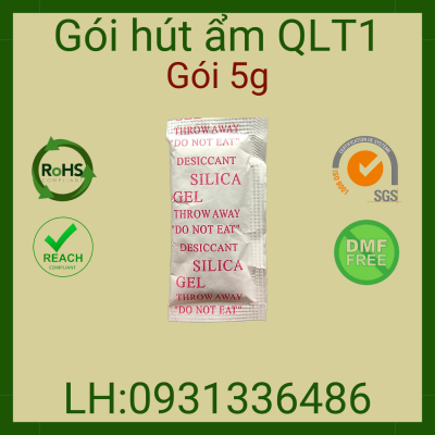 Gói Hút Ẩm 5g - Giấy Cotton Màu Đen, Đỏ