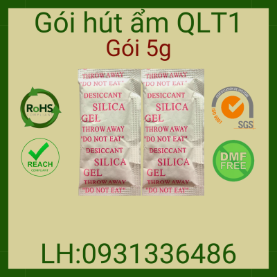 Gói Hút Ẩm 5g - Giấy Cotton Màu Đen, Đỏ