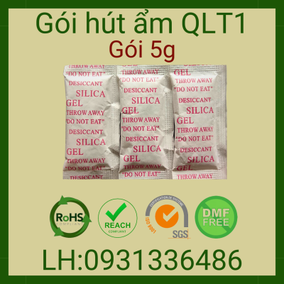 Gói Hút Ẩm 5g - Giấy Cotton Màu Đen, Đỏ