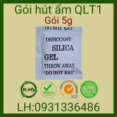 Gói Hút Ẩm 5g - Giấy Cotton Màu Đen, Đỏ