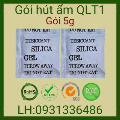 Gói Hút Ẩm 5g - Giấy Cotton Màu Đen, Đỏ