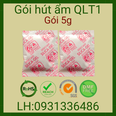 Gói Hút Ẩm 5g - Giấy Cotton Màu Đen, Đỏ