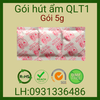 Gói Hút Ẩm 5g - Giấy Cotton Màu Đen, Đỏ