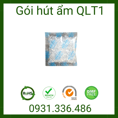 Gói Hút Ẩm 1g - Giấy Phức Hợp Ba Lớp màu đen, đỏ