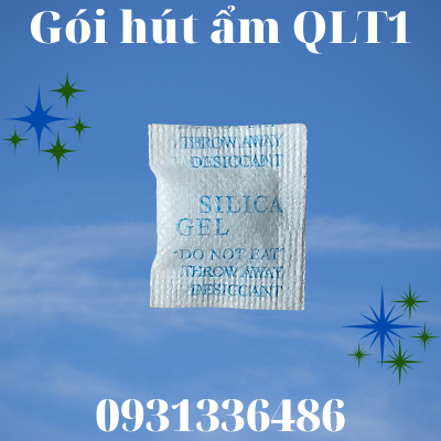 Gói Chống Ẩm 1g - Vải Không Dệt Màu Xanh - đỏ