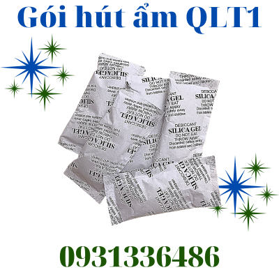 Gói Hút Ẩm 20g Silica Gel - Vỏ OPP màu xanh