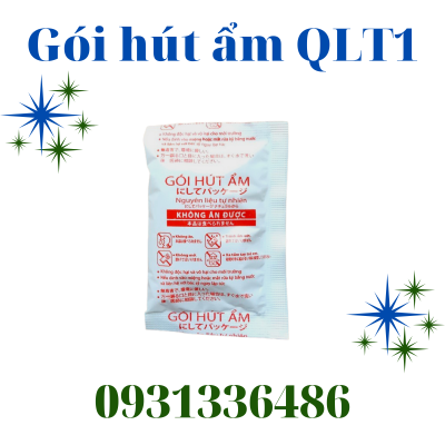 Gói hút ẩm với nhiều mẫu mã khác nhau.