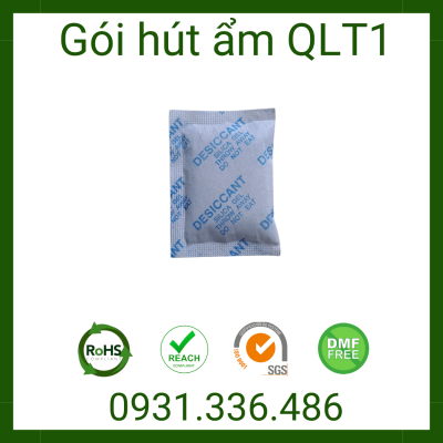 Gói Hút Ẩm 2g - Vải Lụa, Chữ Cảnh Báo Màu Xanh, Đỏ.