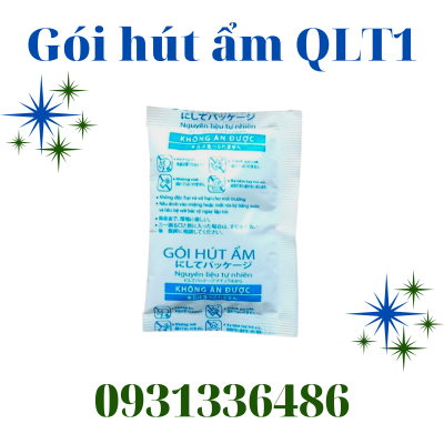 Gói hút ẩm với nhiều mẫu mã khác nhau.