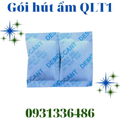 Gói Hút Ẩm 3g - Vải Không Dệt Màu Xanh