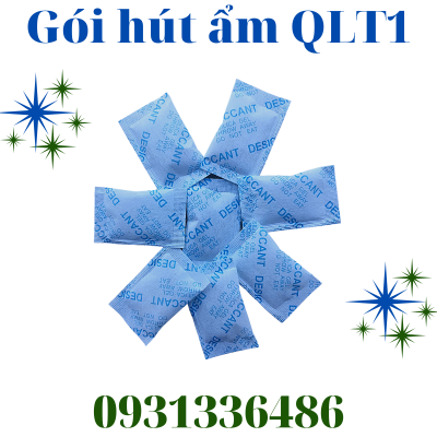 Gói Hút Ẩm 3g - Vải Không Dệt Màu Xanh