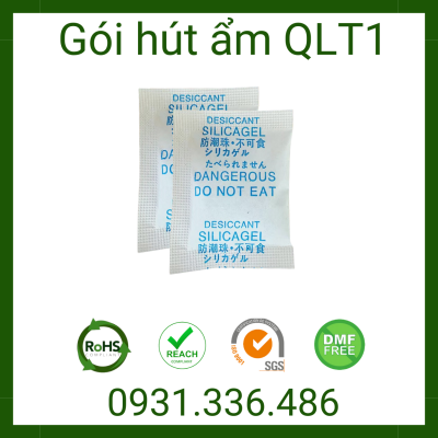 Gói Hút Ẩm 3g - Vải Không Dệt Màu Xanh